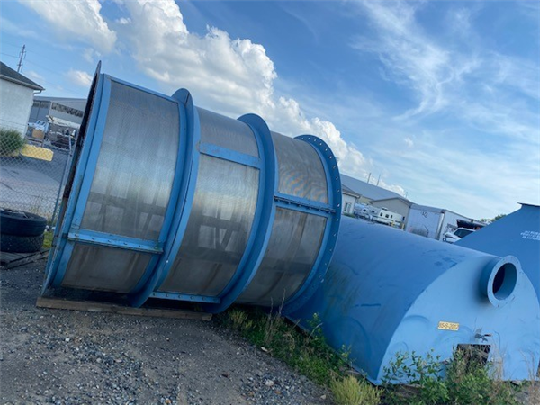 120" Long x 112" Wide Discharge Trommel Screen for Ball Mill